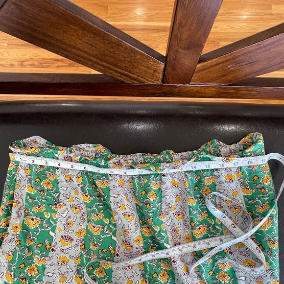 Rhode Target size extra large floral tired skirt festival office maxi midi work - Picture 6 of 8